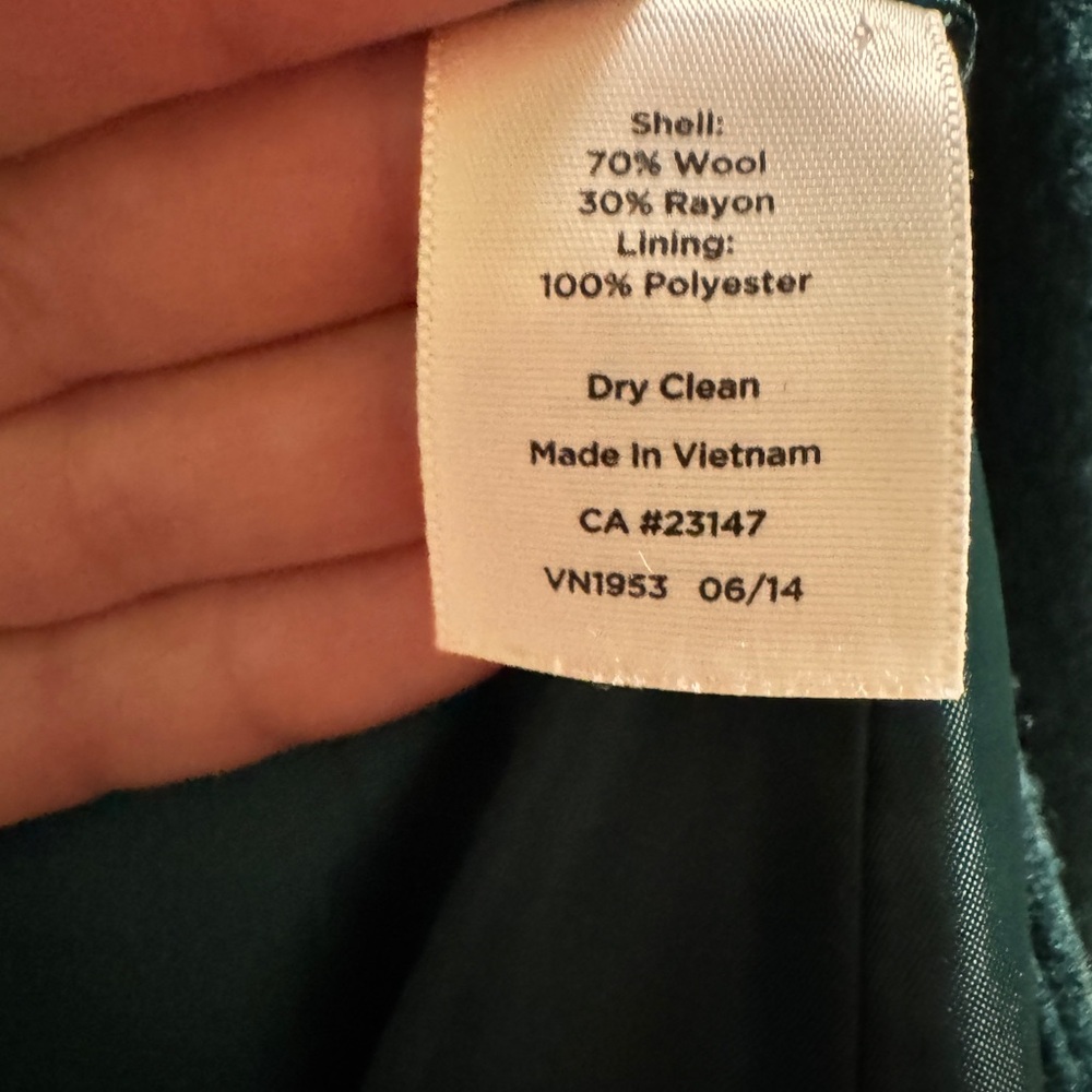 Talbots Wool Blend MIDI Dress Coat - Picture 9 of 10